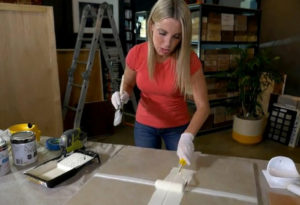 How to tile paint