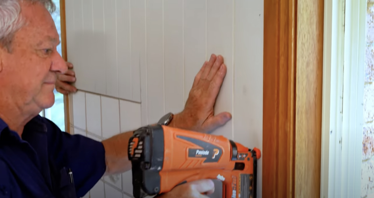 Bring in a chippie to install wall cladding if you're not handy on the tools.